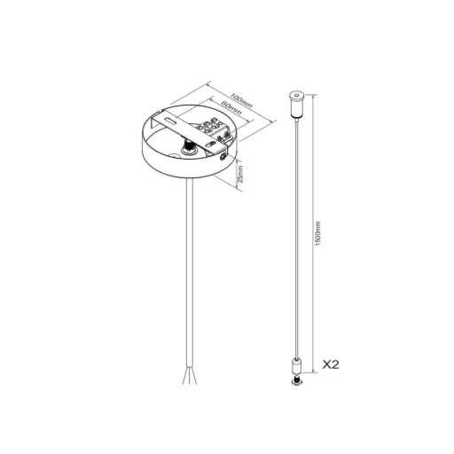 [CIR-SLI-FS] Slim Line / Circle Line - Accessoire suspension