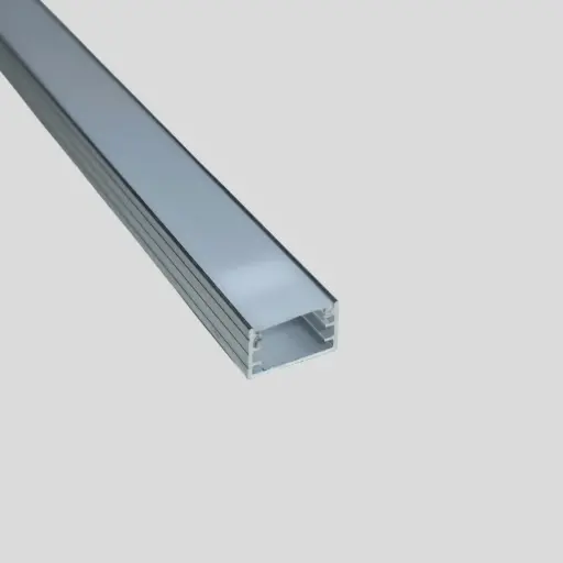 [PROA-14,8] Profilé apparent 14,8x8,8mm + diffuseur opale - 3m