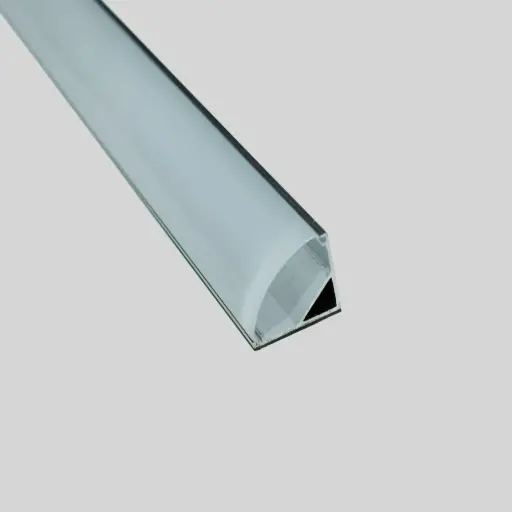 [PROG-15,8] Profilé d'angle 15,8x15,8mm + diffuseur opale - 3m